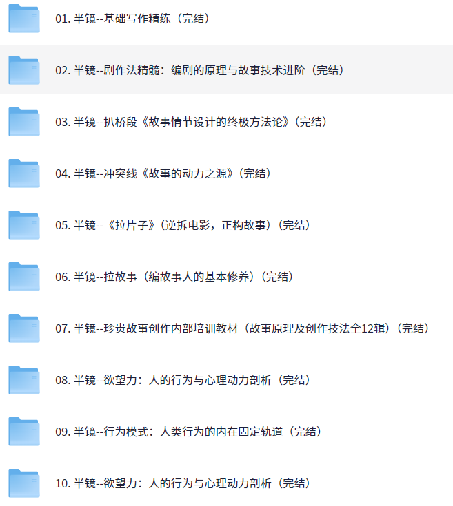 付费群流出写作教程【16合集】.png